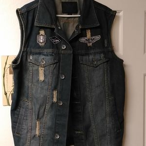 Mens Jean vest